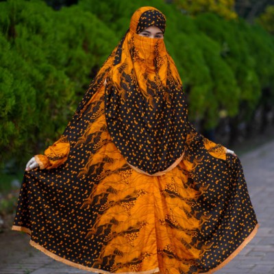 Elegant Palazzo long Khimar Set