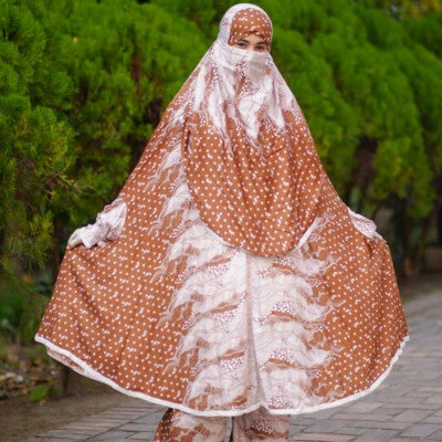 Elegant Palazzo long Khimar Set