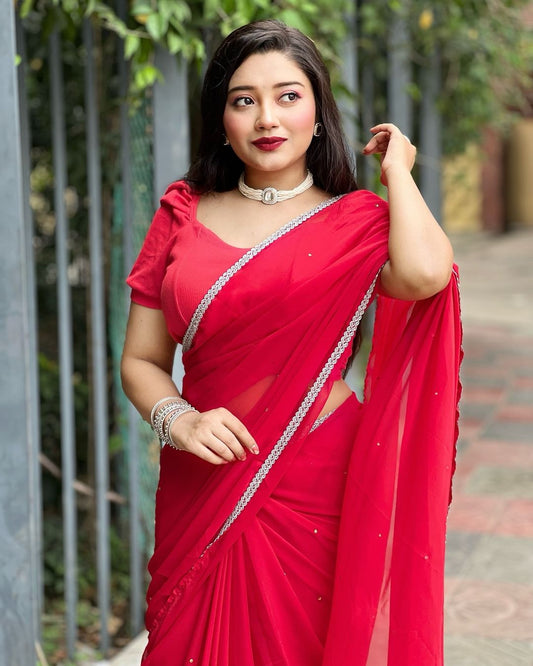 Georgate stone saree