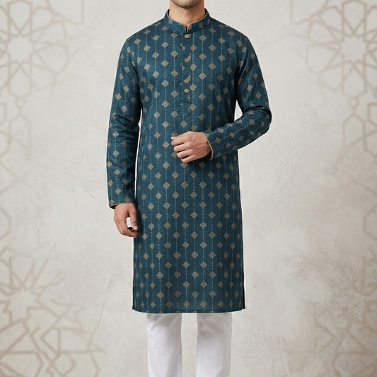 Afsan print Cotton Comfortable Panjabi